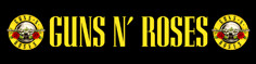 GUNS N' ROSES: Logo 2. kis  felvarró (5x20 cm.) (RENDELHETŐ)
