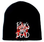 KÖTÖTT SAPKA: Punks not dead - logo (RENDELÉSRE)