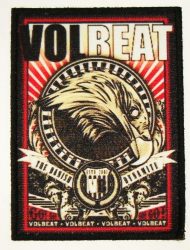 VOLBEAT: Volbeat   kis felvarró (9x12 cm) (RENDELÉSRE)
