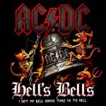 AC/DC: Hell's Bells   kis felvarró  (10x10 cm)