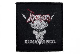 VENOM: Black metal 2. szövött kis felvarró (8x8 cm)  