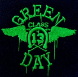 GREEN DAY: Class 13... kis felvarró (hímzett) (RENDELÉSRE)