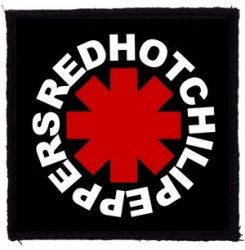 RED HOT CHILI PEPPERS: Logo  felvarró  (10x10 cm, hímzett) (RENDELÉSRE)