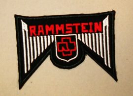RAMMSTEIN: Logo 2.  kis felvarró (hímzett, 7x10 cm) 